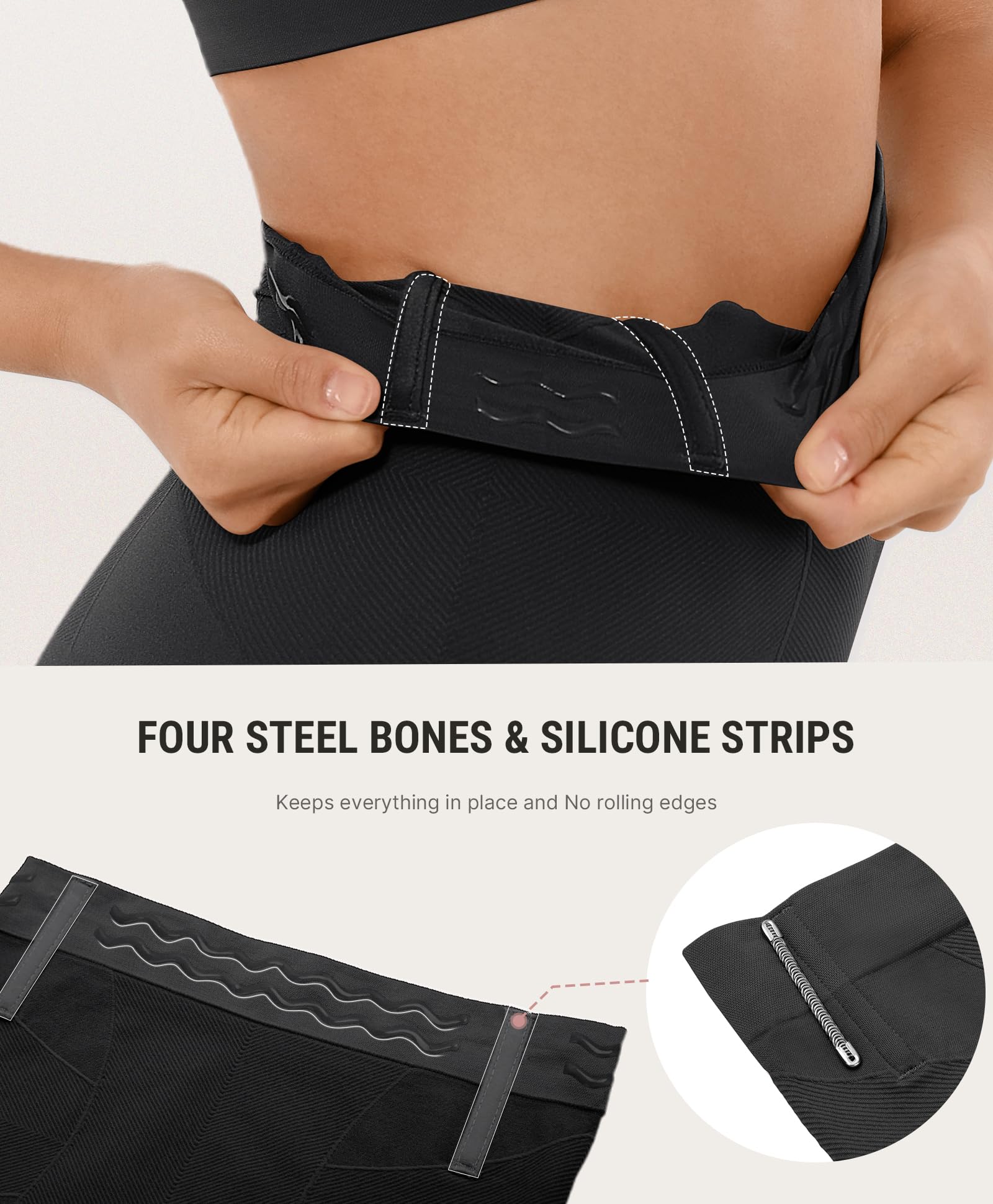 FeelinGirl Body Shaper Tummy Control Shapewear Underwear High Waisted Shaping Briefs Panty Girdle - Image 5