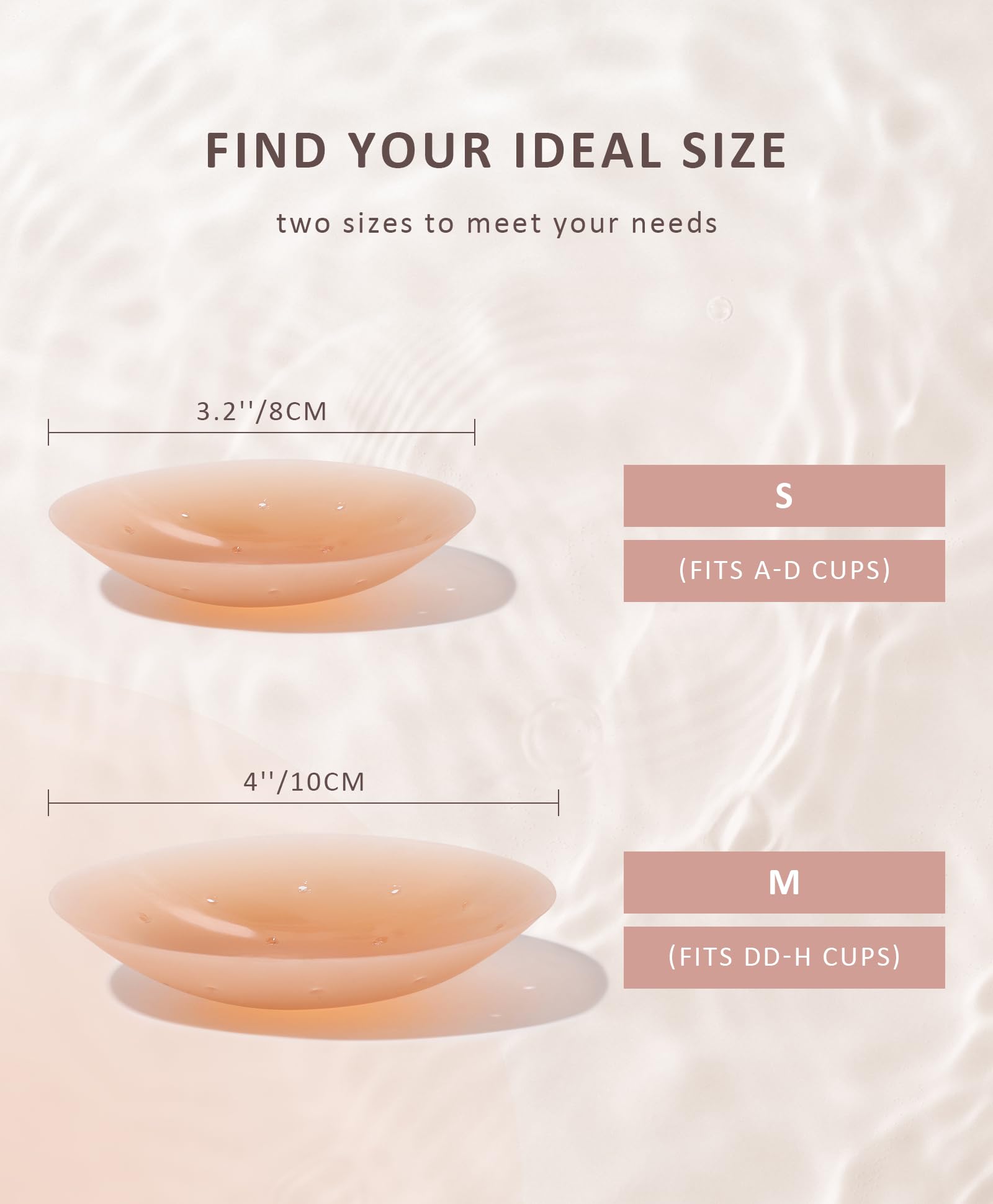 FeelinGirl Breathable Nipple Covers for Women Sticky Adhesive Silicone Nipple Pasties Reusable Nipple Cover - Image 6