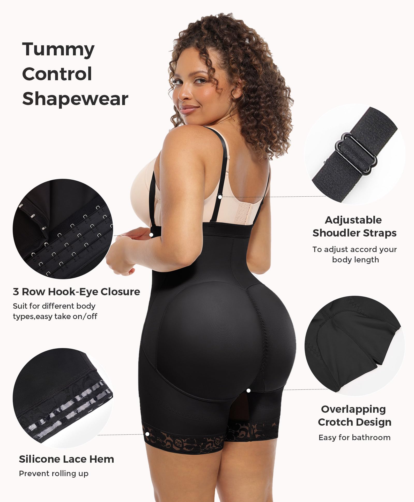 FeelinGirl Faja Body Shaper Tummy Control Shapewear for Women Butt Lifter Post Surgery Fajas Postparto Para Mujer - Image 4