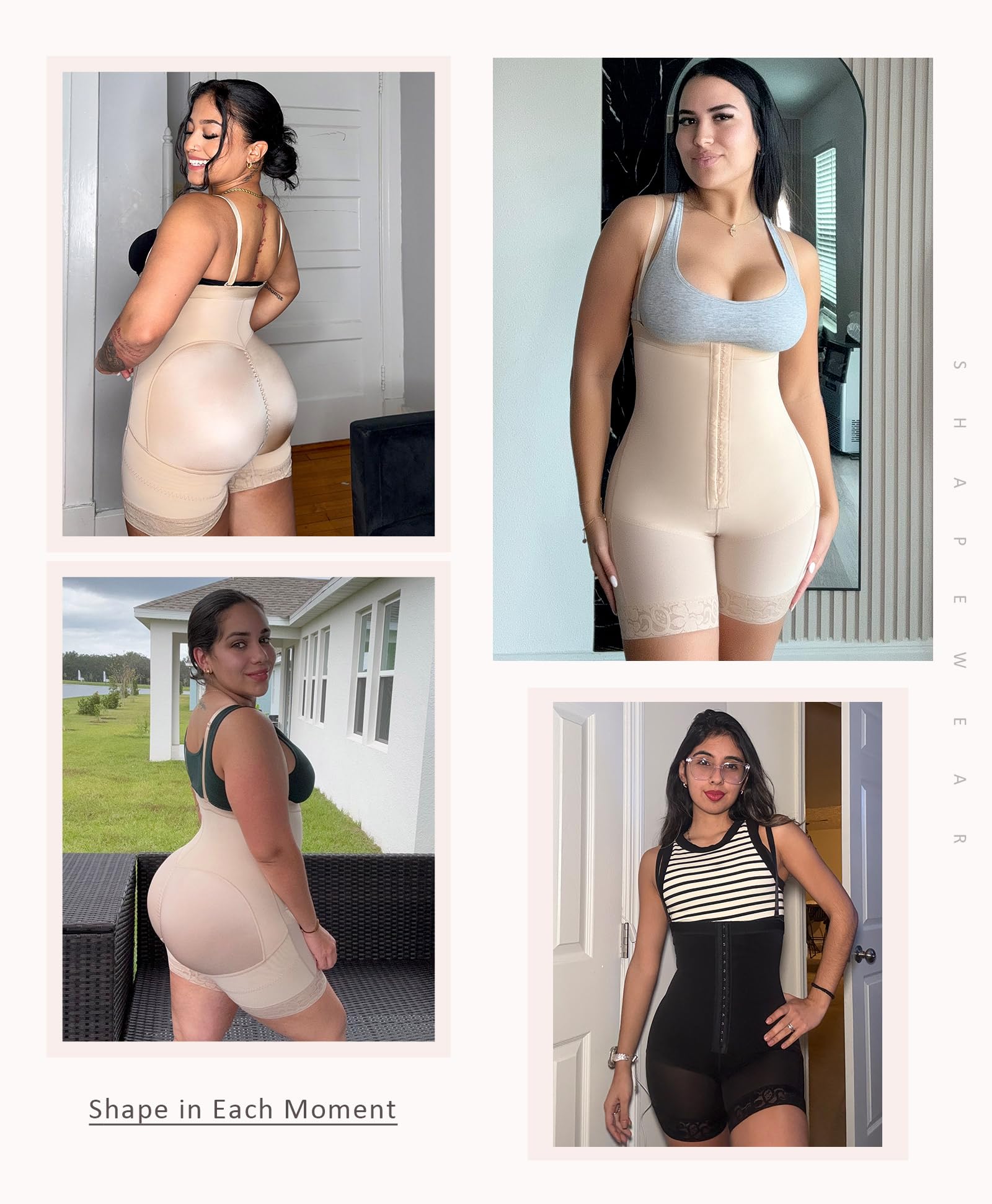 FeelinGirl Faja Body Shaper Tummy Control Shapewear for Women Butt Lifter Post Surgery Fajas Postparto Para Mujer - Image 6