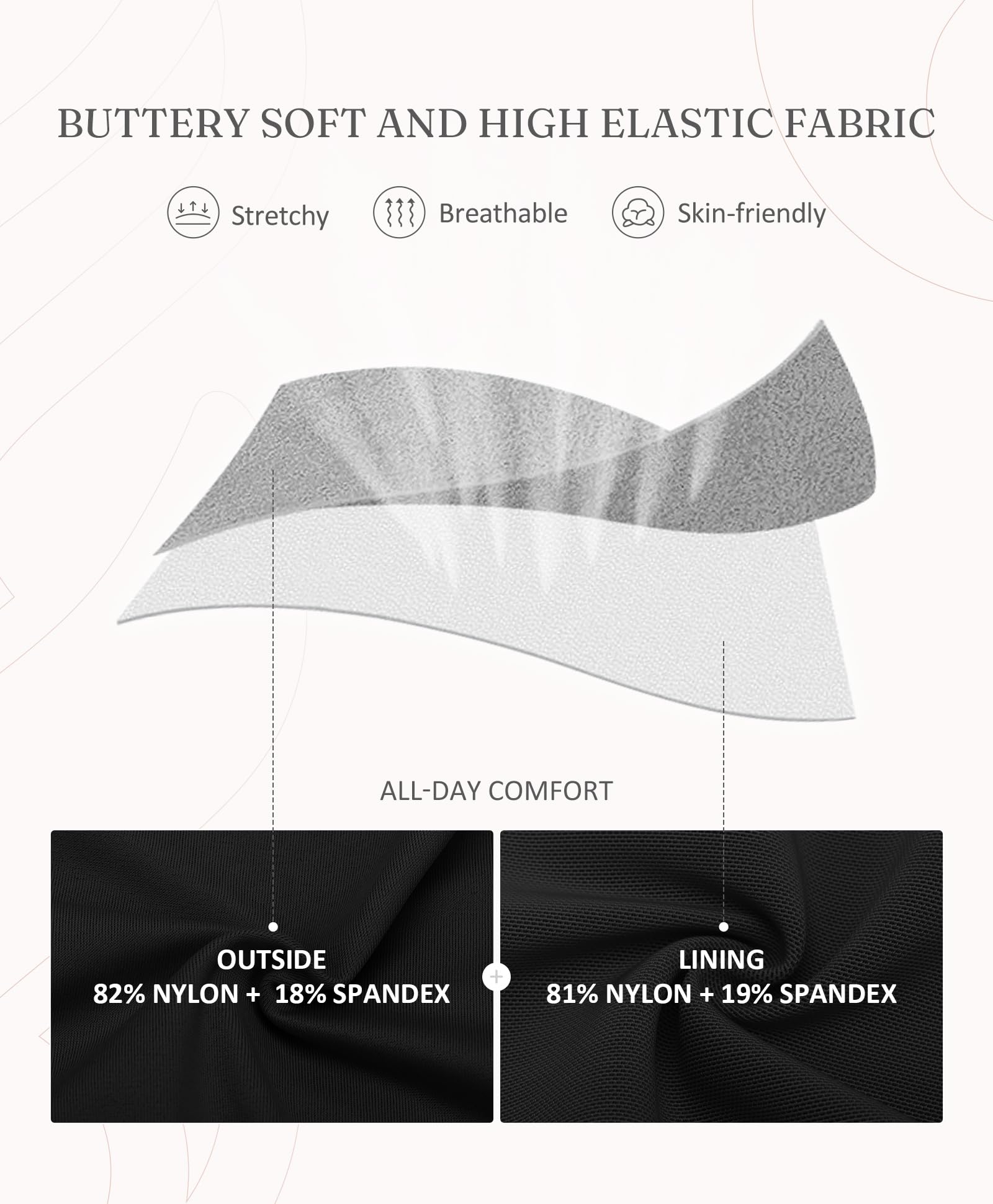 FeelinGirl Tummy Control Shapewear for Women Faja Shorts High Waisted Seamless Body Shaper with Zipper Crotch - Image 5