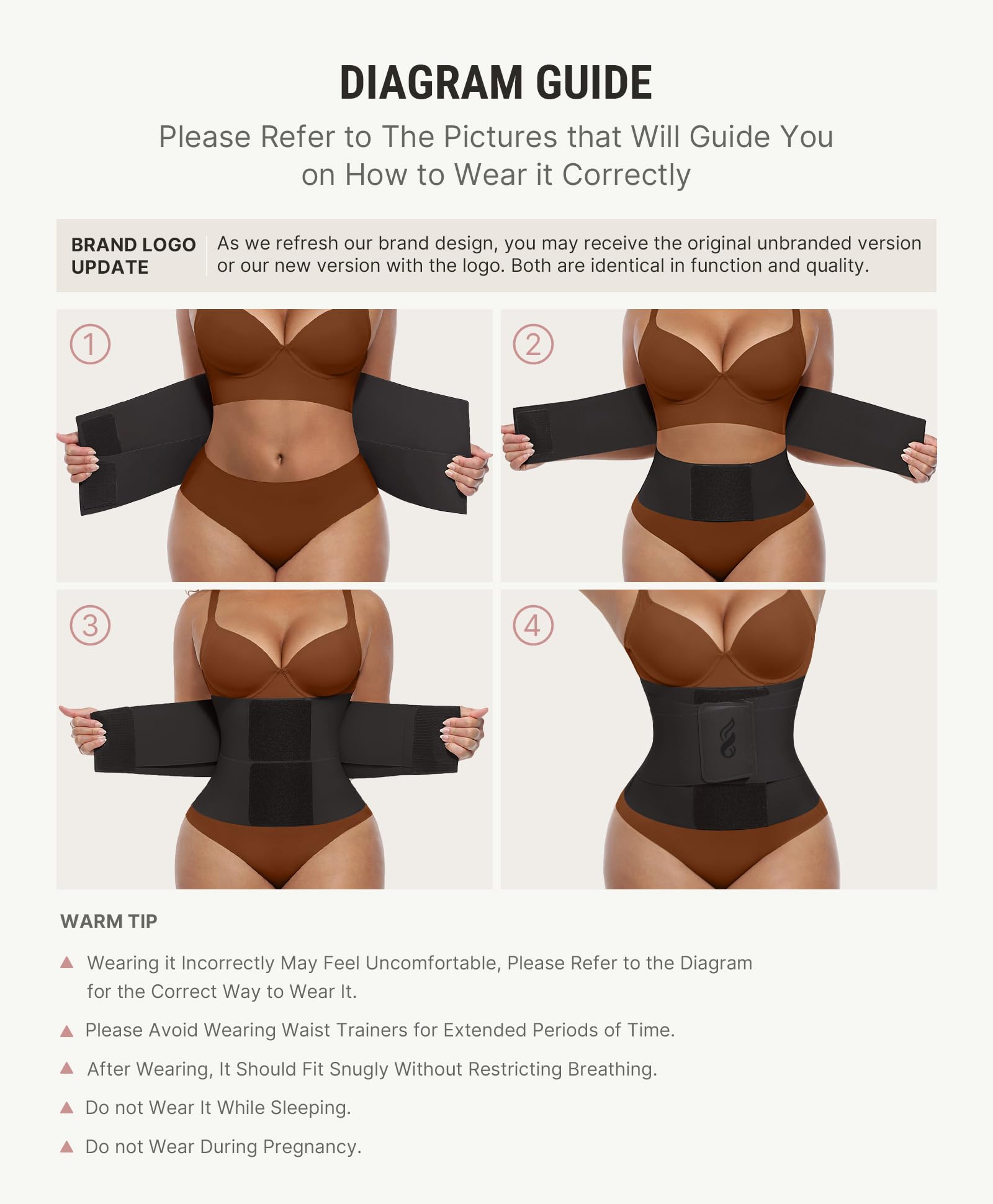 FeelinGirl Waist Trainer Belt Waist Cincher Trimmer Ab Belt Tummy Control Body Shaper with Triple Wrap Women and Men - Image 5