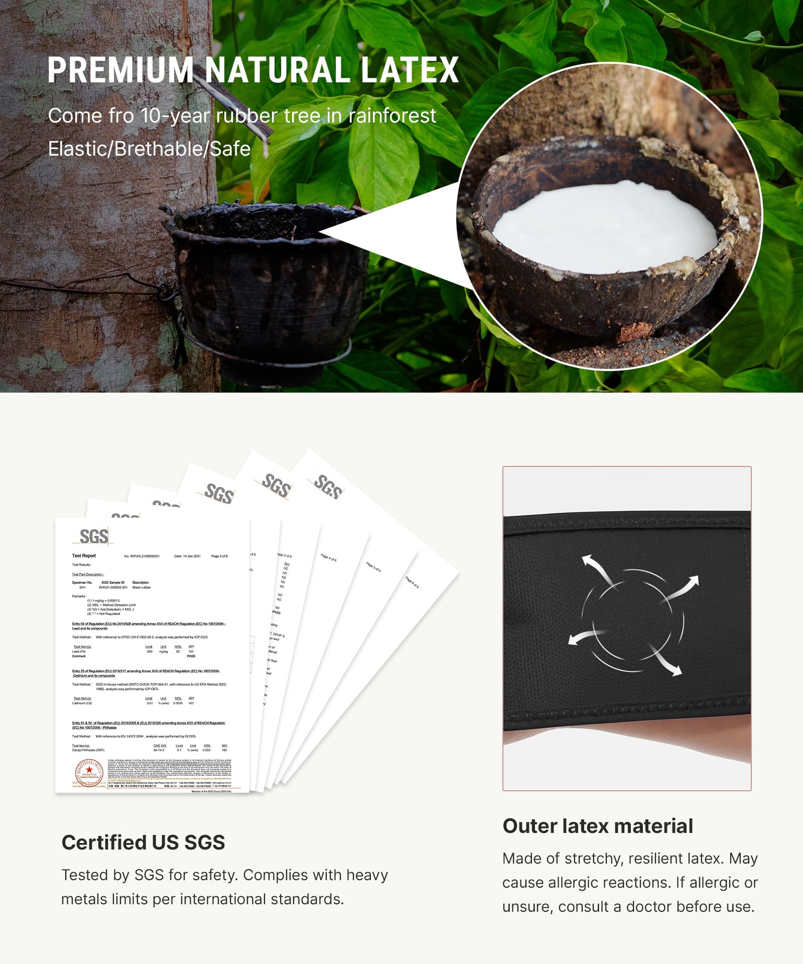 FeelinGirl Waist Trainer for Women Latex Waist Trainers Vest Plus Size Waist Cincher Corset 3 Belts Hooks Steel Bones - Image 5