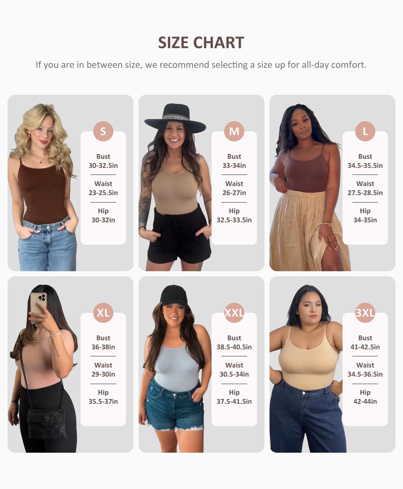 FeelinGirl Women's Tummy Control Camisole Seamless Shapewear Tank Top Slimming Cami Shaper with Compression - Image 5