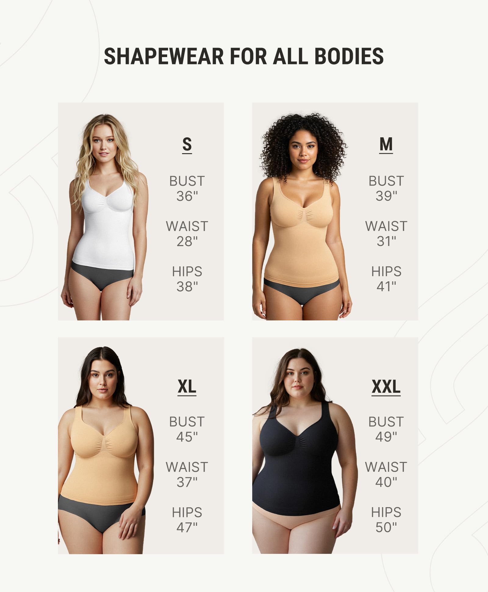 FeelinGirl Women Tank Tops Shapewear: Tummy Control Compression Tank V Neck Seamless Body Shaper Camisole Tops for Women - Image 6